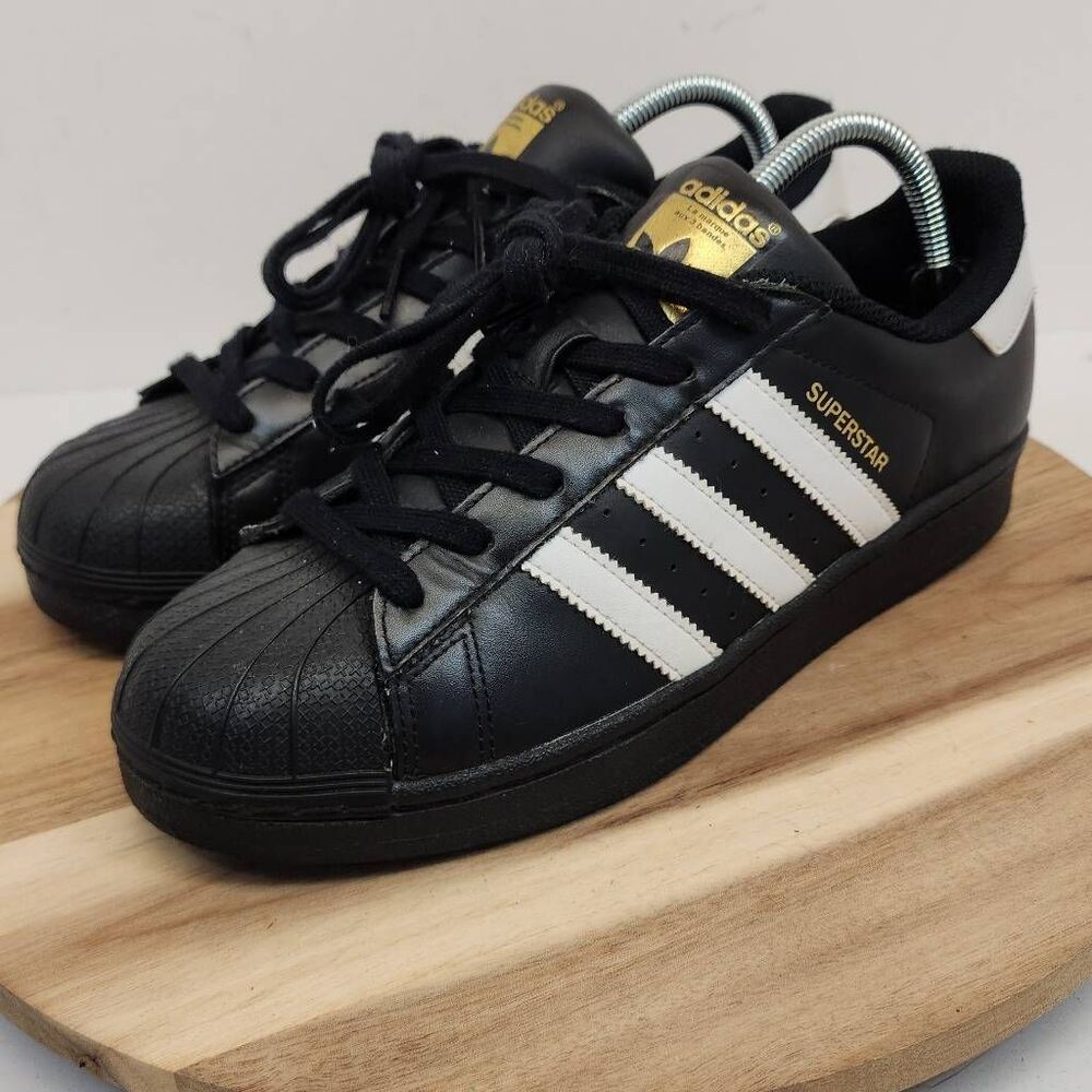 Adidas Superstar ADV Shoes Mens Size 7 Black White - Picture 9 of 12